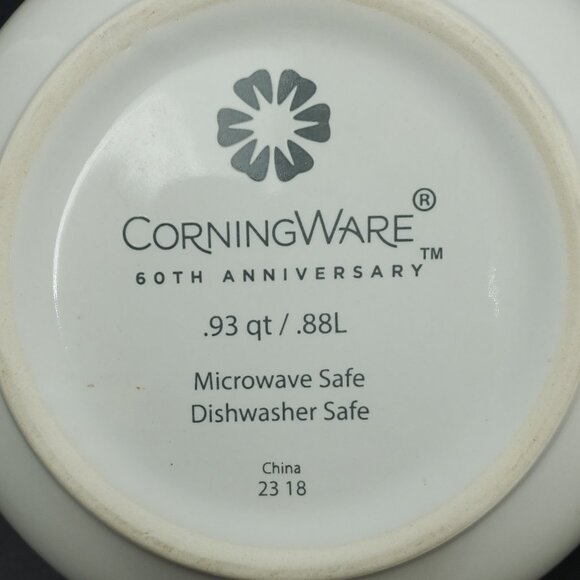 Corningware Blue Cornflower 60th Anniversary 1 Qt Mixing Bowl Serving Bowl - Picture 9 of 11